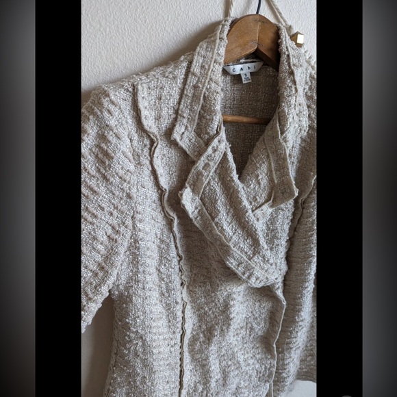 Cabi, texture, tweed look jacket, small - Picture 2 of 4